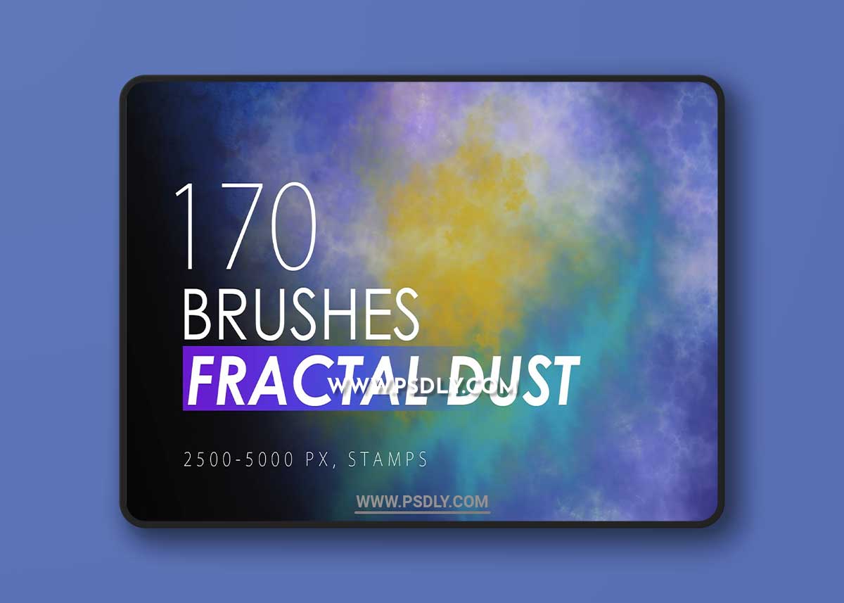 CreativeMarket - Fractal Dust Stamp Brushes 10173859