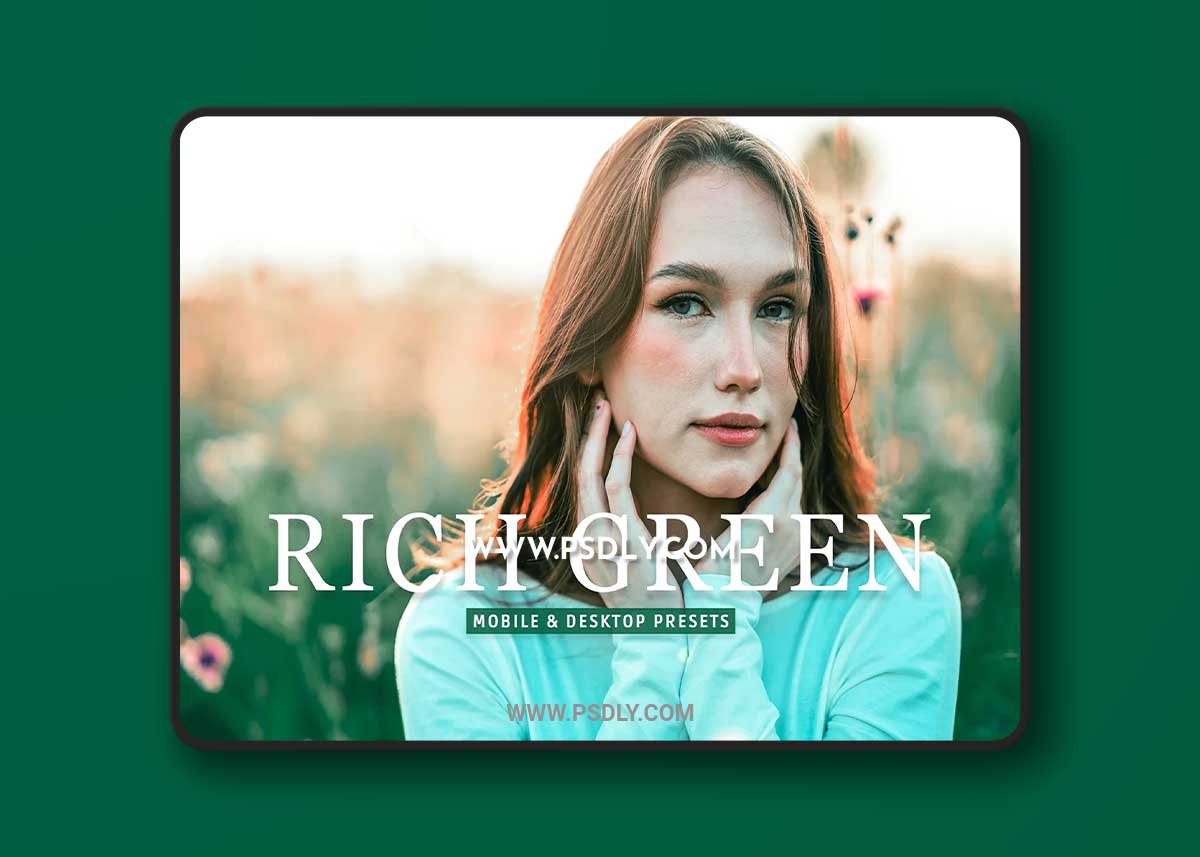 CreativeMarket - Rich Green Pro Lightroom Presets 10243237