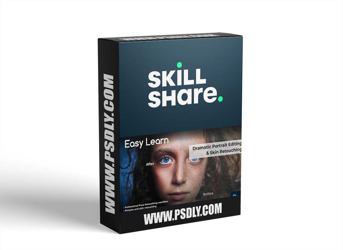 Dramatic Portrait Photo Editing | Skin, Face Photo Retouching | Adobe Photoshop Class