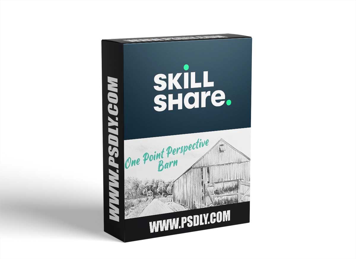 Draw A Barn Using One Point Perspective