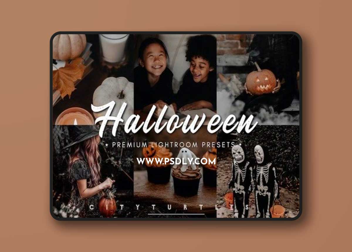 HALLOWEEN Moody Warm Lightroom Presets