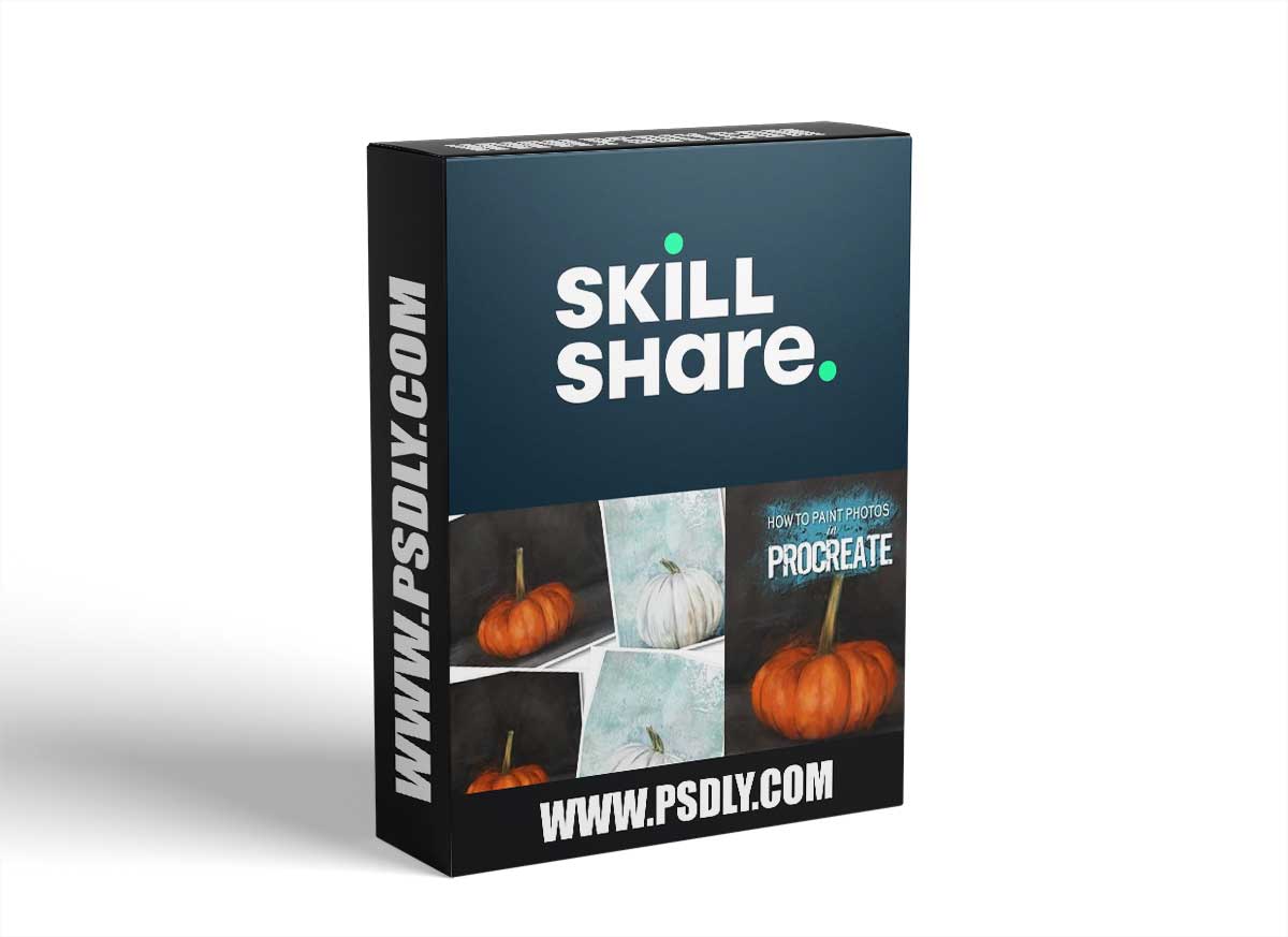 How To Paint Photos In Procreate: October Pumpkins