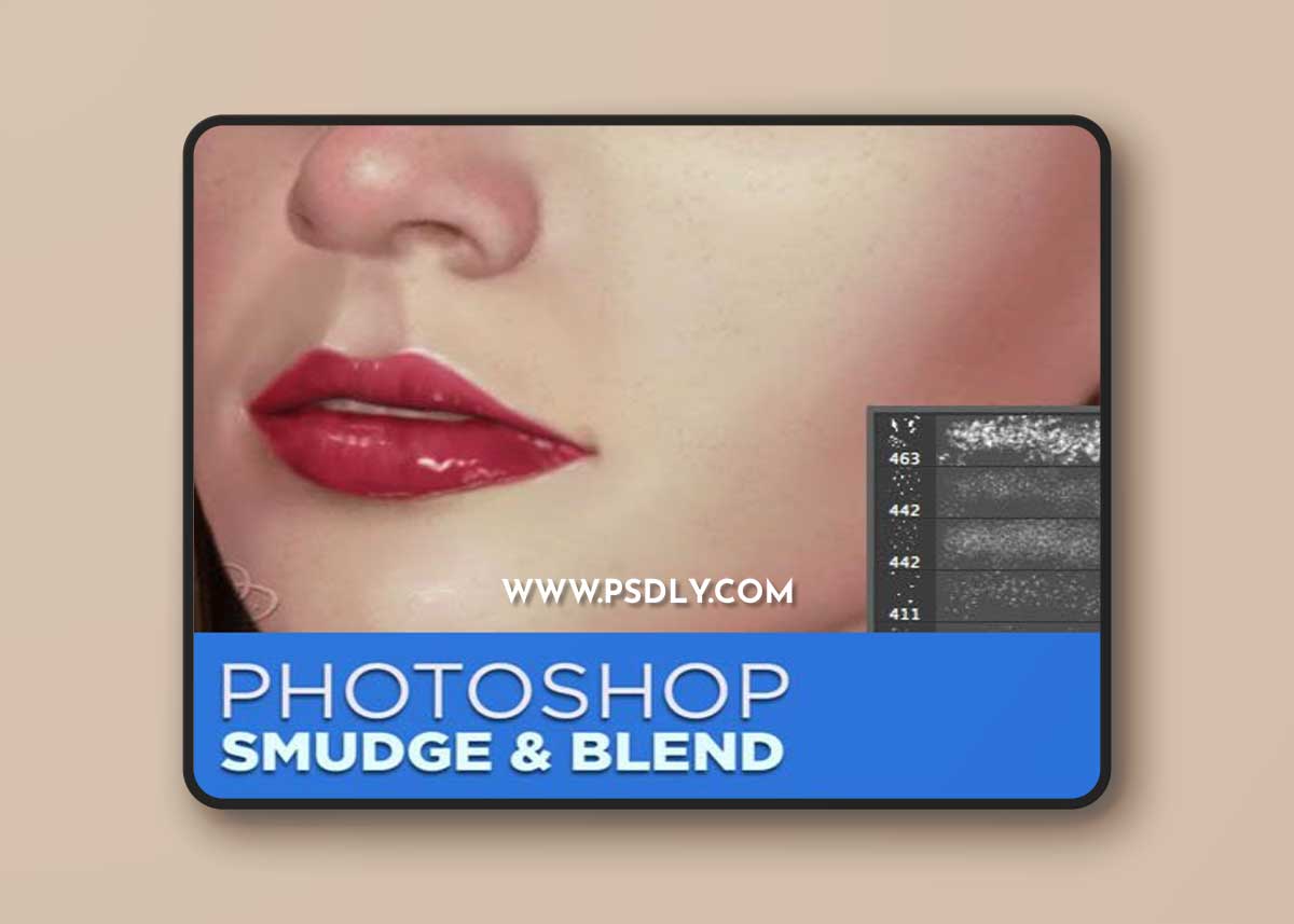 Human Skin & Smudge Brushes Collection for Photoshop