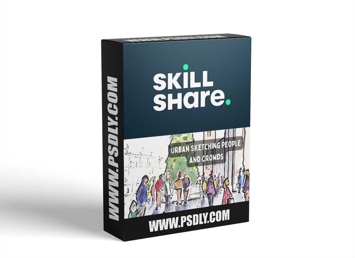 Learn to Urban Sketch People on a Busy Street - Adding Figures to Your Scene