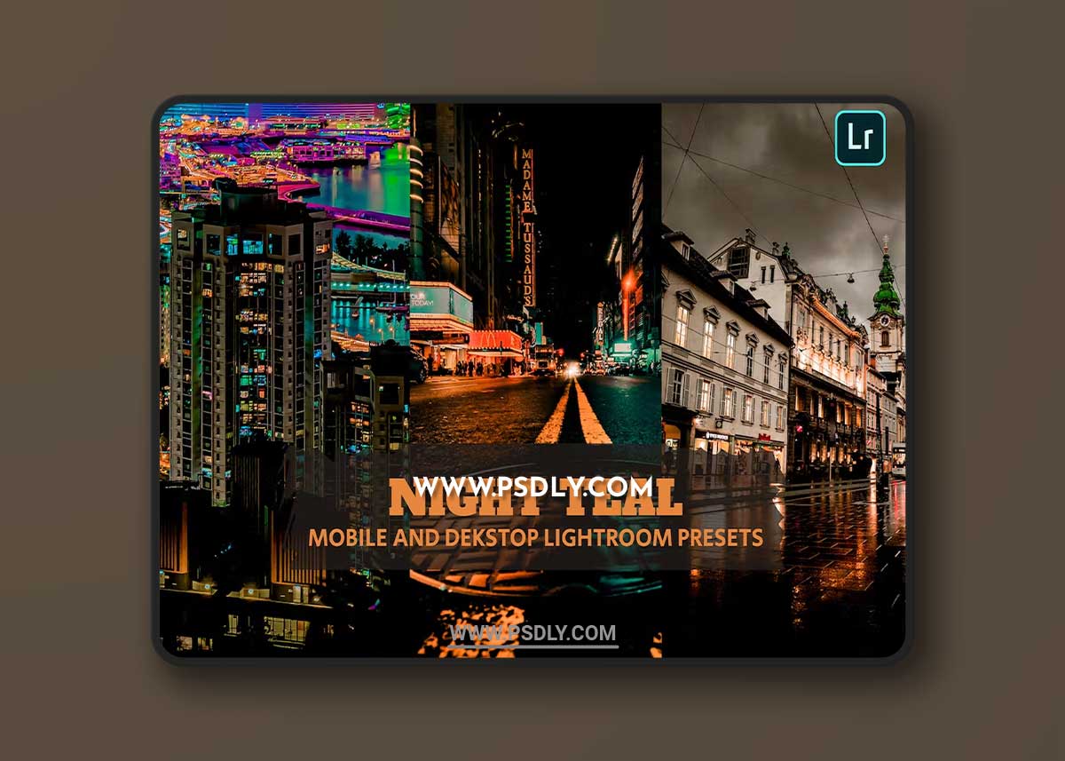 Night Teal Lightroom Presets Dekstop and Mobile RJ7RYZM