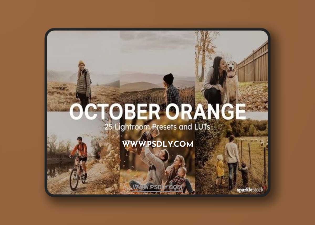 October Orange Lightroom Presets and LUTs
