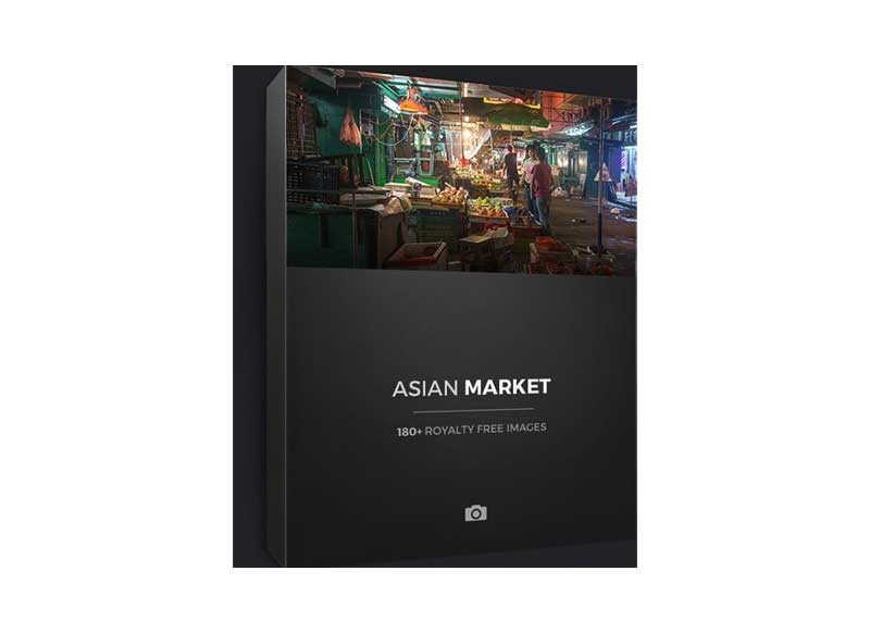 Photobash - Asian Market 3D Model