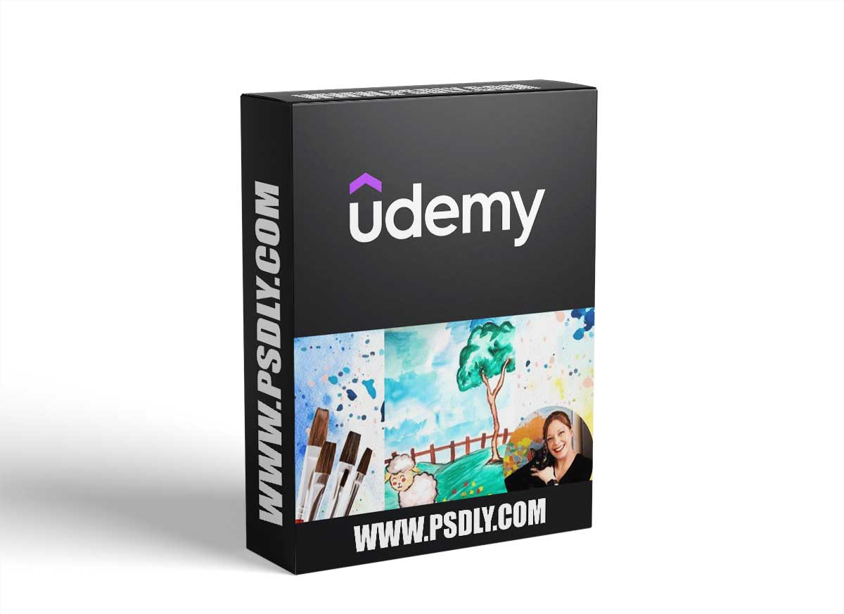 Super Simple Watercolor Tutorial : How to Paint a Lamb