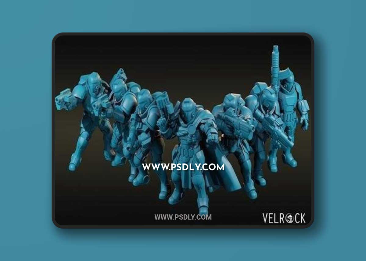Velrock-Art---Tempest-Marine-Basic-Unit-3D-Print