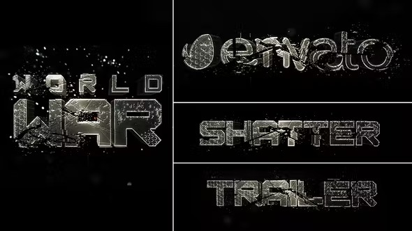 Videohive Action Shatter Trailer 26422664