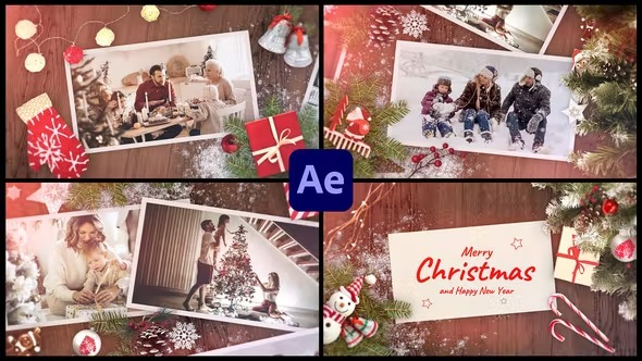 Videohive Christmas & New Year Slideshow Opener for After Effects 40116124