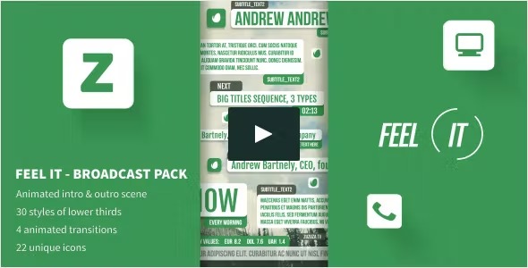 Videohive Feel IT - Internet Broadcast Pack 10173013