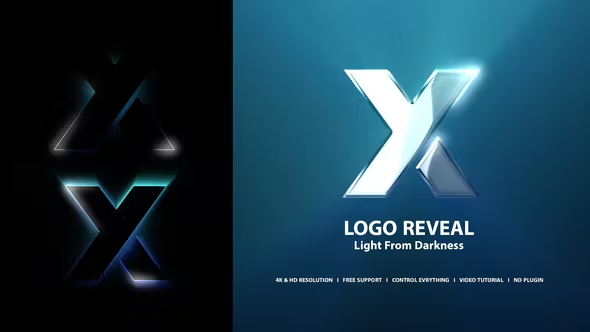 Videohive Light Logo reveal 40180446
