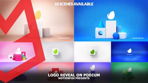 Videohive Logo Reveal On Podium 28412724