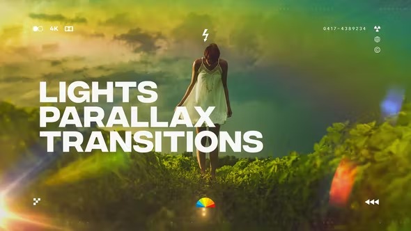 Videohive Parallax Lights Transitions 38885998
