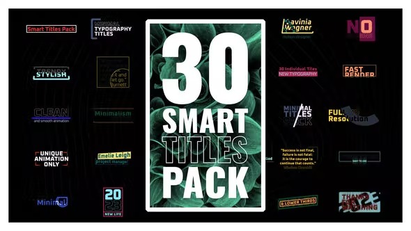 Videohive Smart Titles Pack 40239435