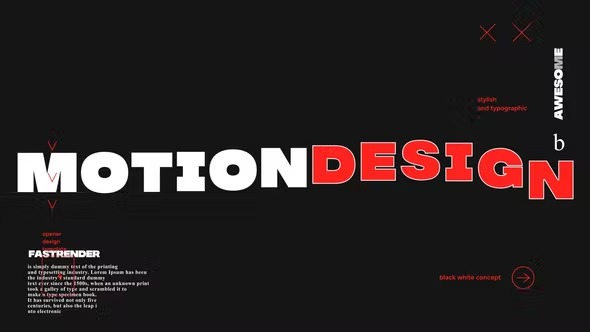 Videohive Typo Modern 40436681