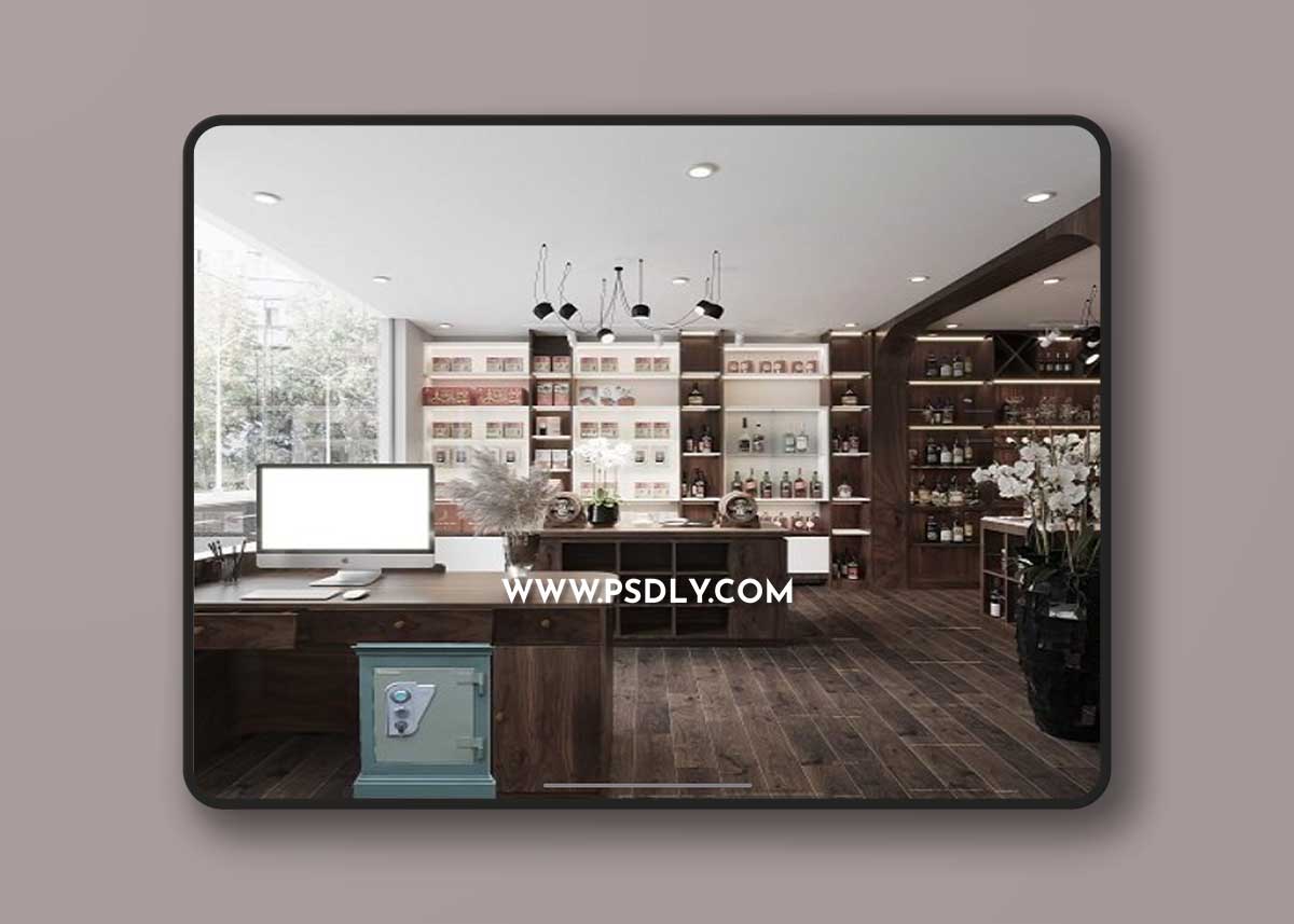 Wine Showroom By Thien Vy 3D Model