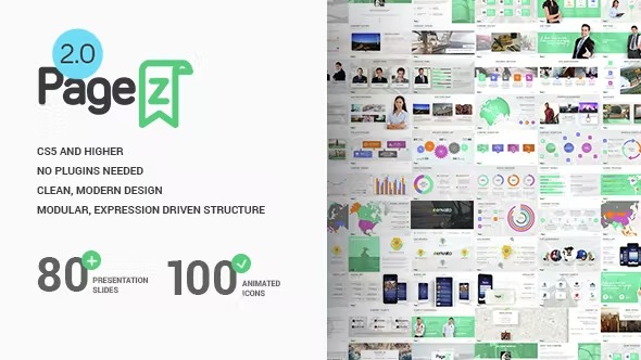 Videohive PageZ - Multipurpose Presentation Template 14629045