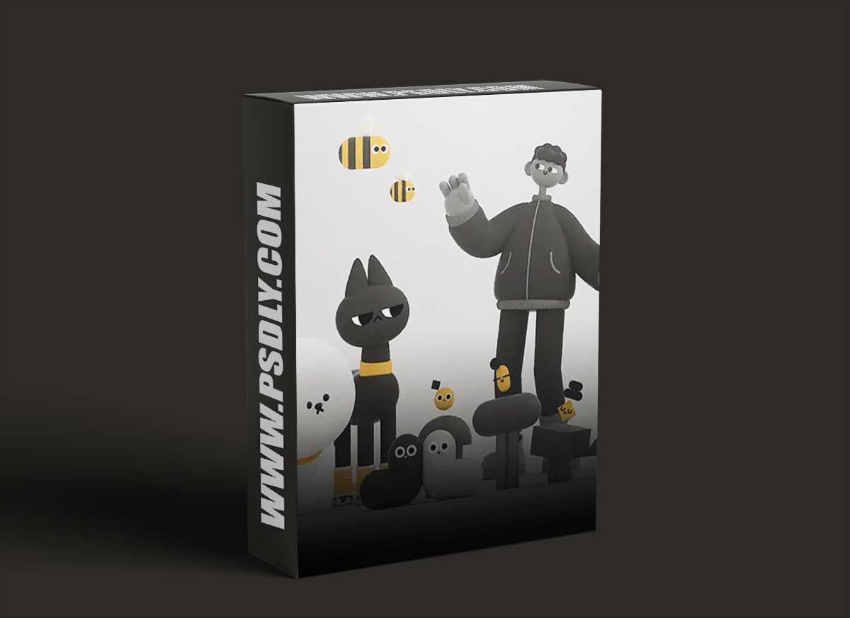 Coloso - C4D Character Animation Complete with 6 Themes