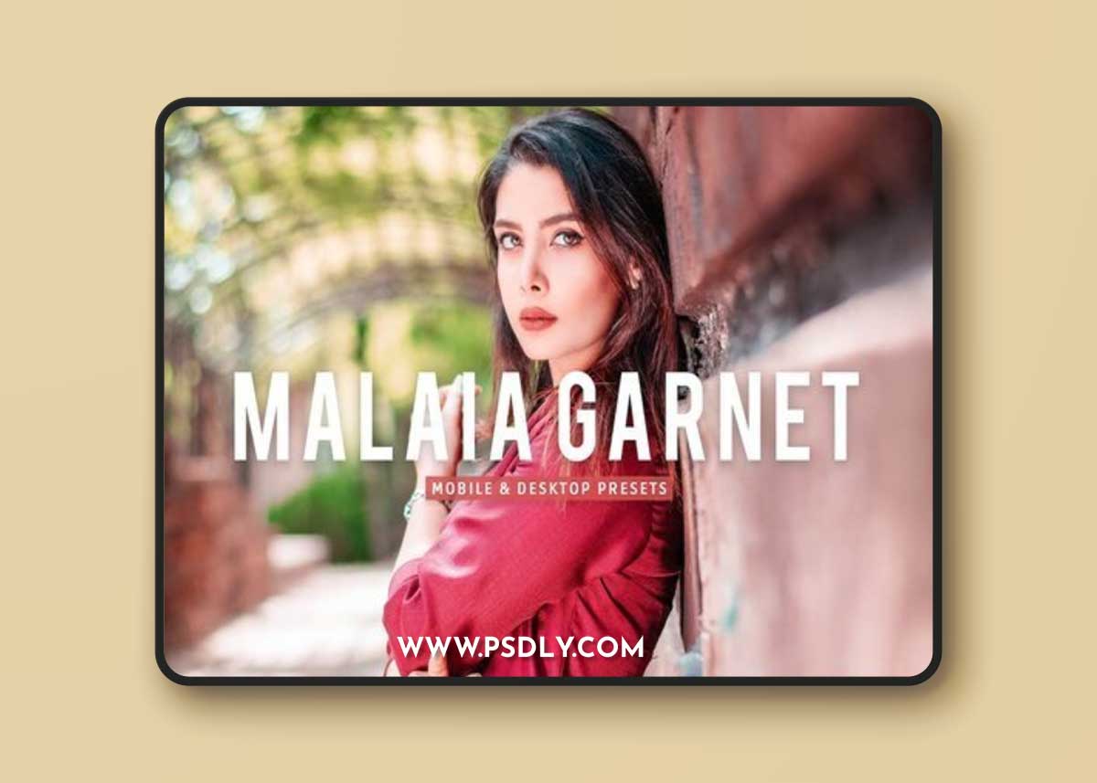 Creativemarket - Malaia Garnet Pro Lightroom Presets 10853315