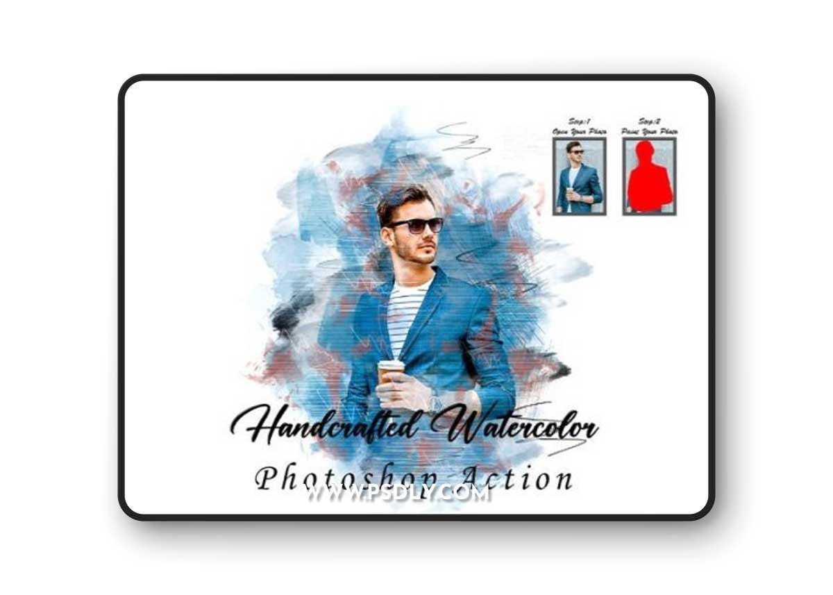 Handcrafted Watercolor Photoshop Action