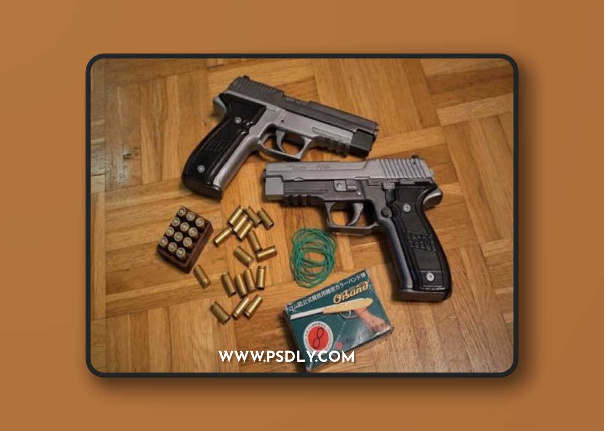 Sig Sauer P226 Rubber Gun - 3D Print Model