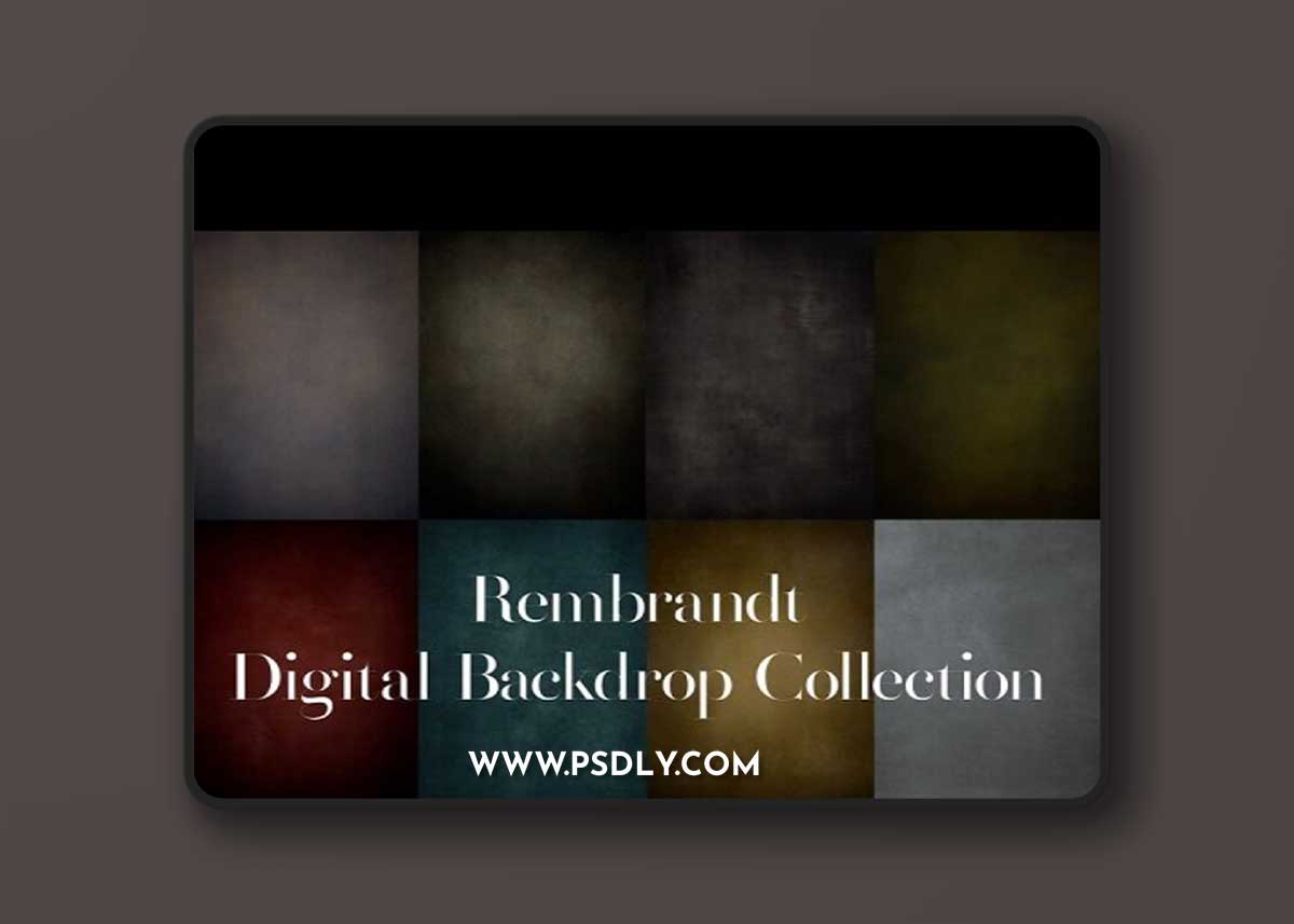 The Backdrop Studio - Rembrandt Digital Texture Backdrop Collection