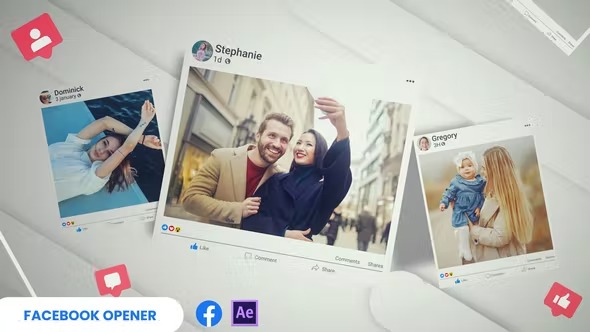 Videohive Facebook Opener 40768367
