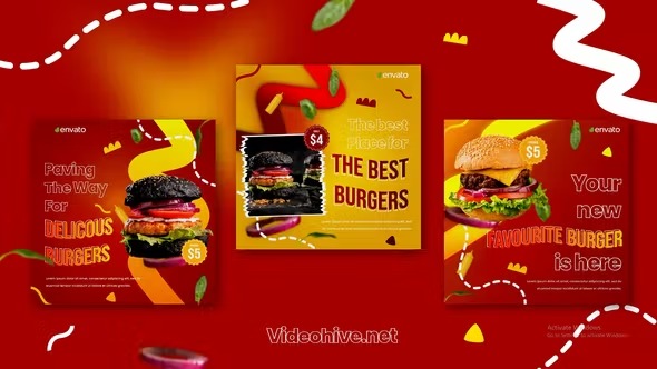 Videohive Fast Food Instagram Post 41212942