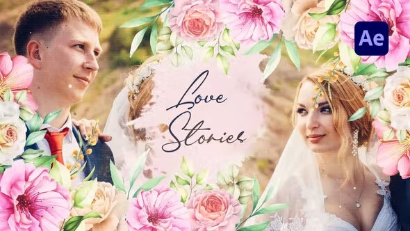 Videohive Floral Wedding Slideshow 41016586