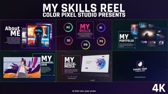 Videohive My Skills Reel 22886293