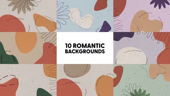 Videohive Romantic Backgrounds 41815269