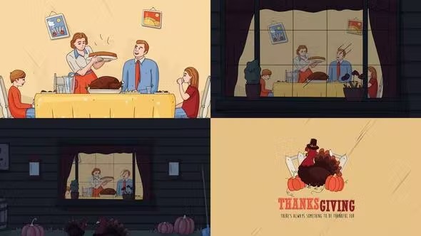 Videohive Thanksgiving Day Intro 40871738