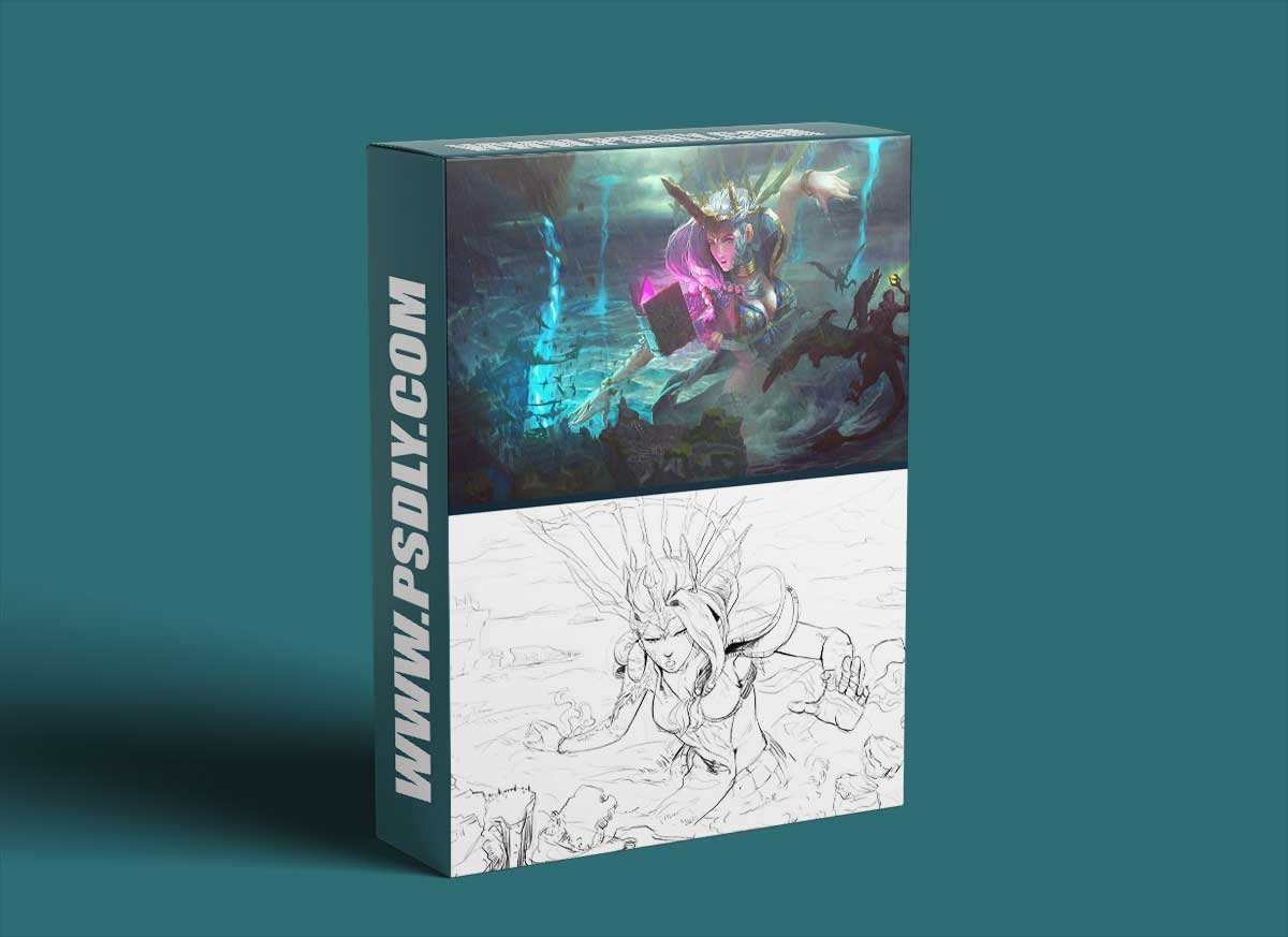 Wingfox – Character Illustration - The Millennium War – Deity of Destruction