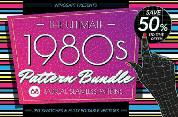 The Ultimate 1980s Pattern Bundle 3 image 426