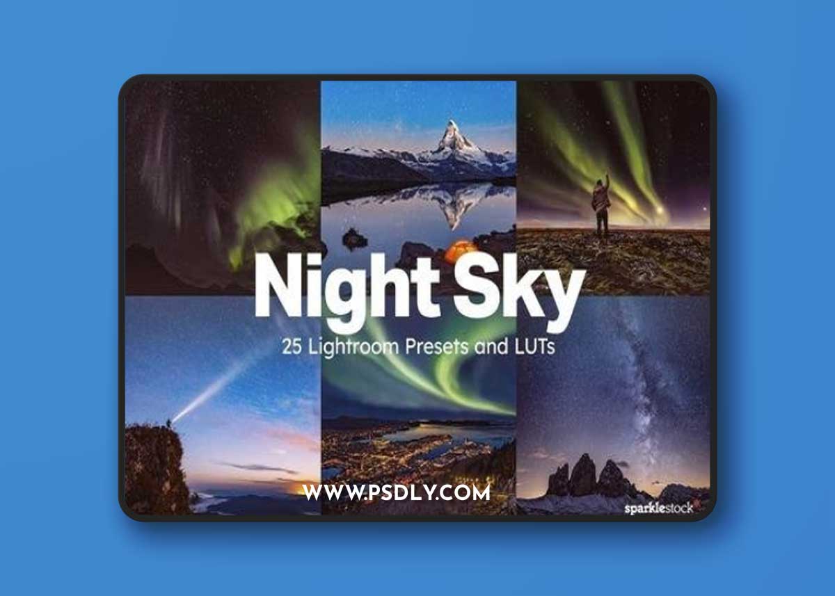 25 Night Sky Lightroom Presets and LUTs FDQLLJ5