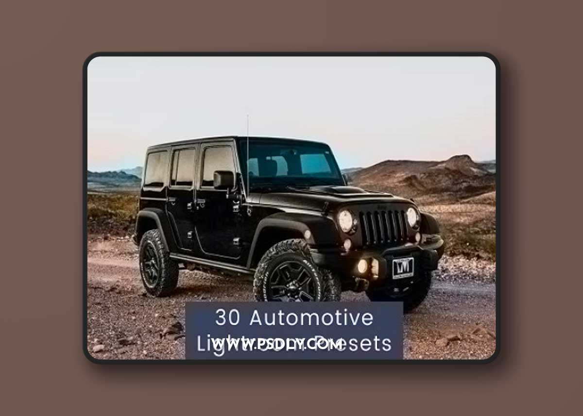 30 Automotive Lightroom Presets 6CDNFNW