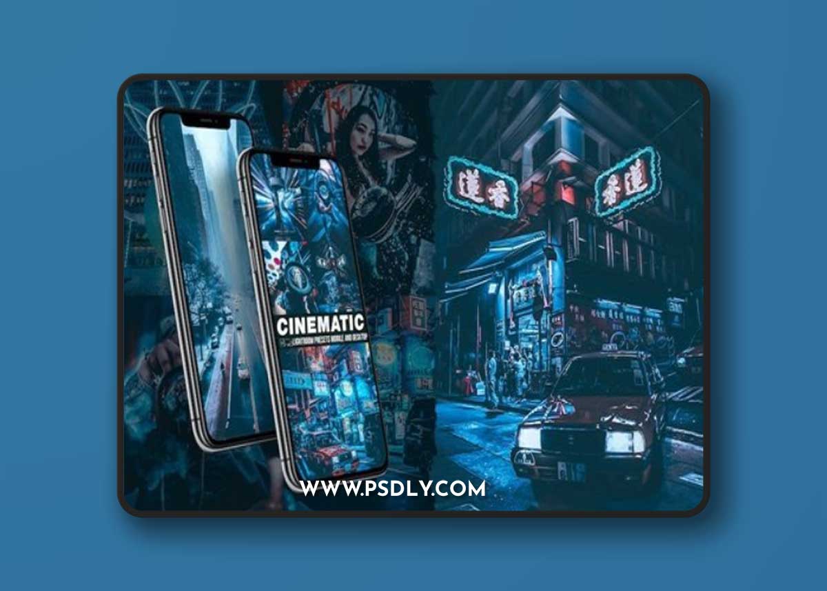 Blue Cinematic Street Presets ( Mobile & Desktop ) 6M6DGV9