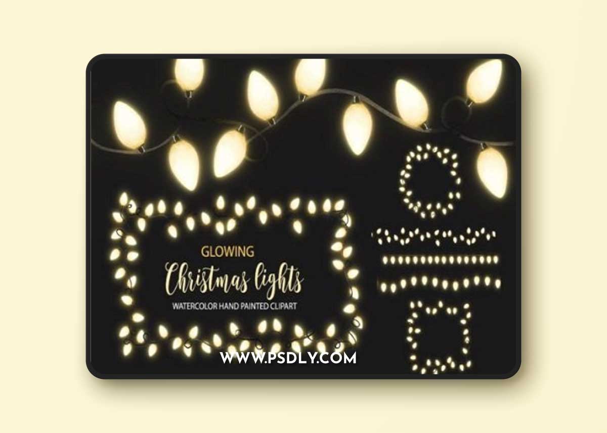 Christmas Fairy Lights Overlay