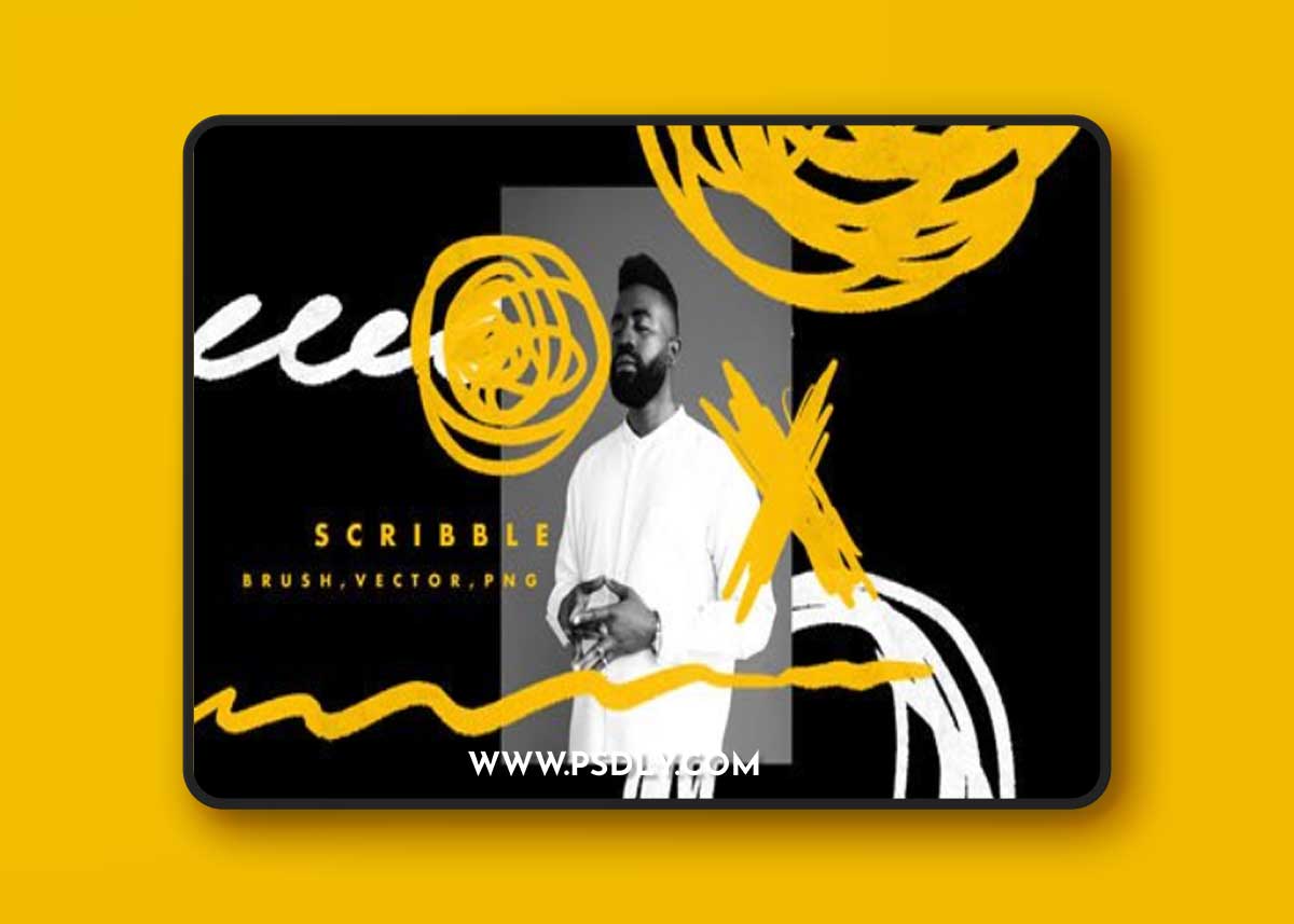 Collection of Art Brushes for Photoshop + PNG