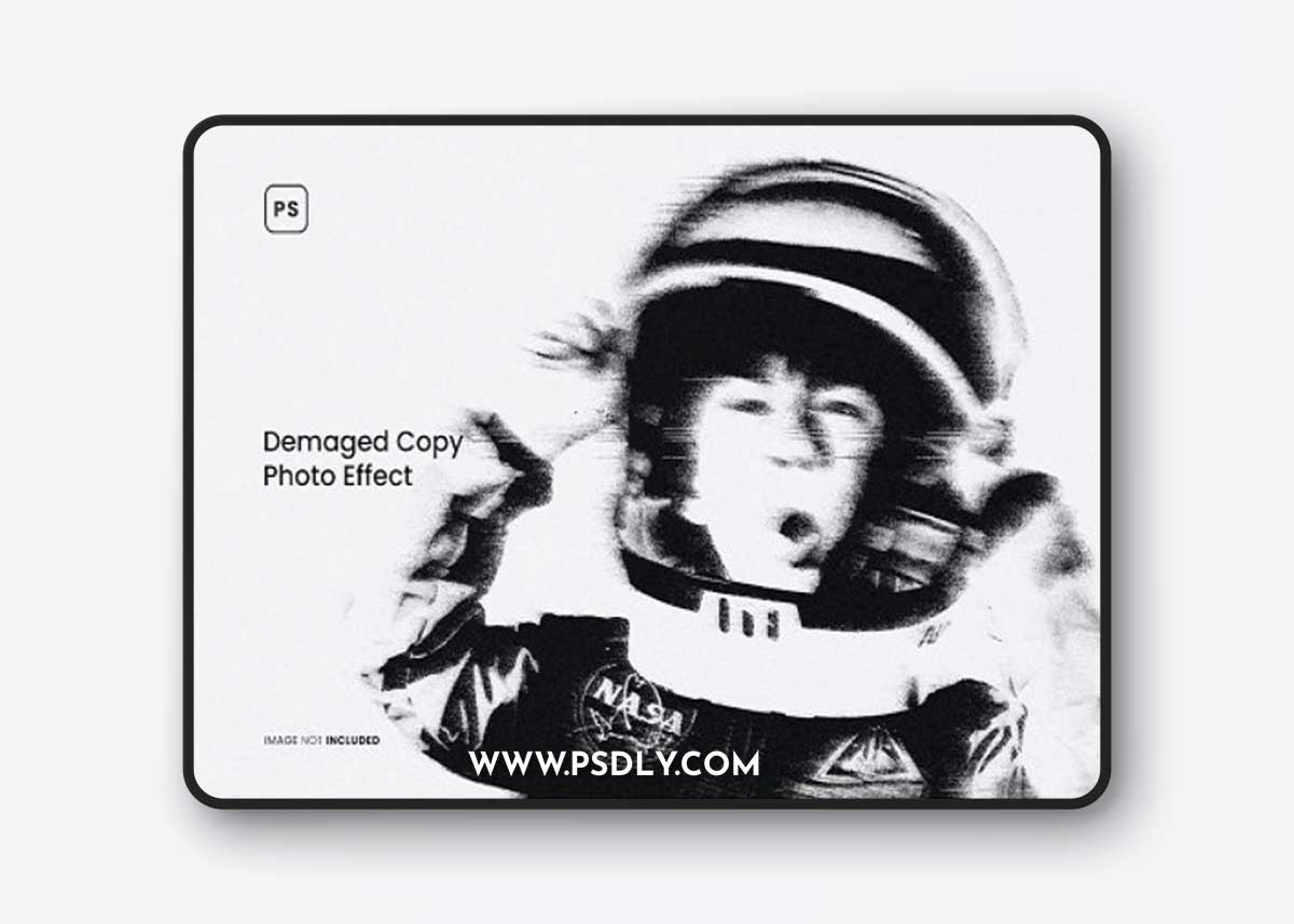 Demaged Copy Photo Effect ZY4RKAP