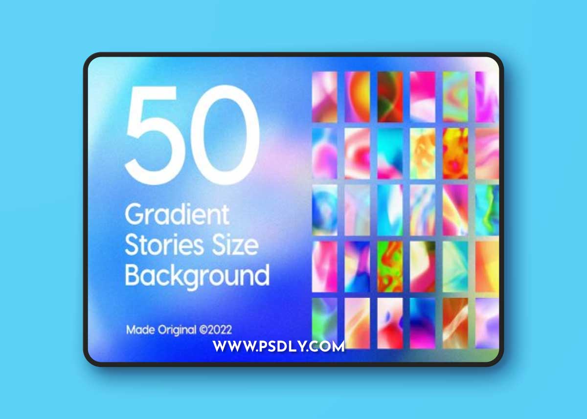 Gradient Stories Size Background R29JKHK