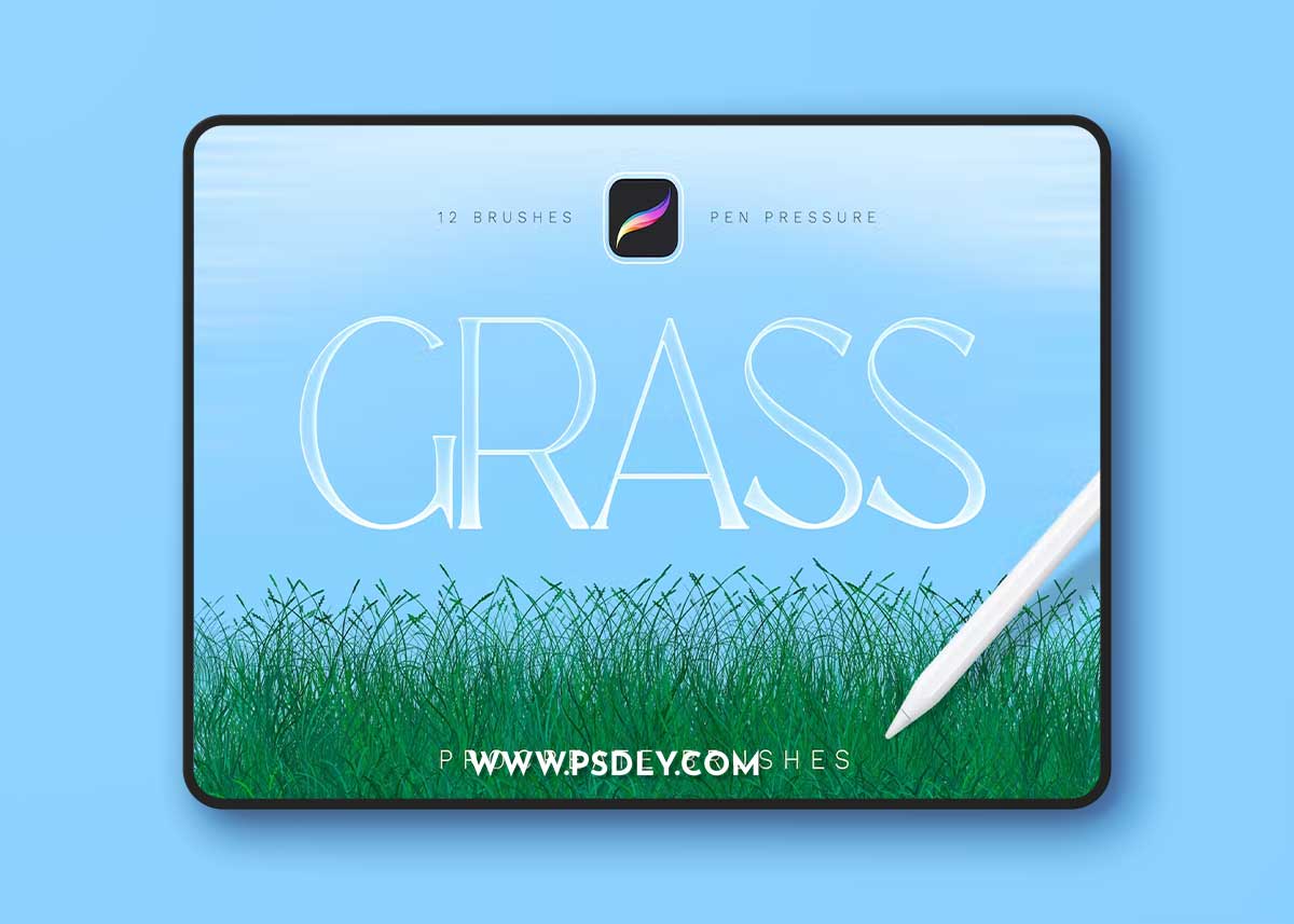 Grass Procreate Brushes UMXJDF9