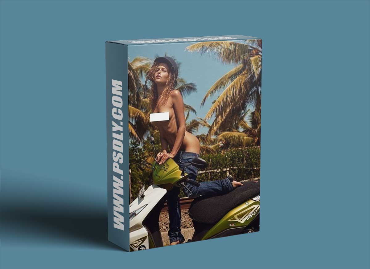 Joakim Karlsson - Julia on the scooter - Color grading with Capture One and Photoshop