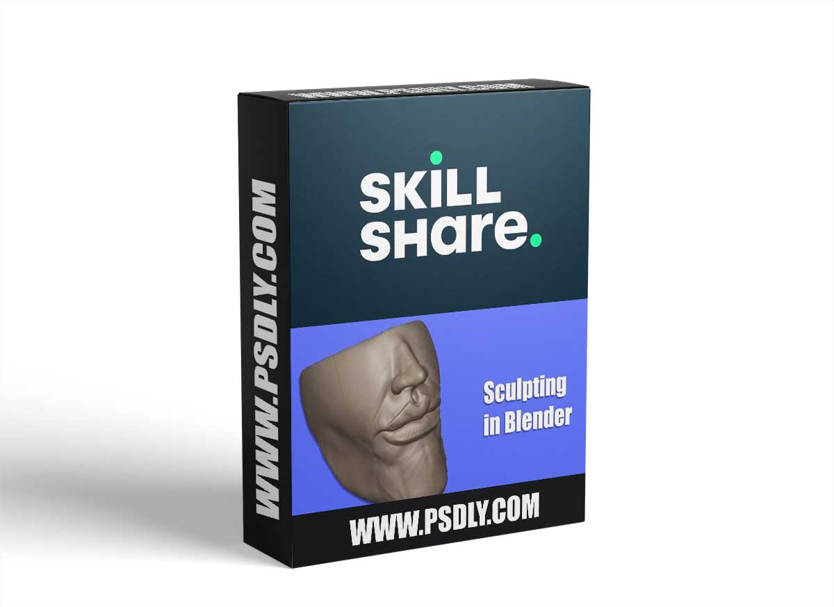 Sculpting the lower part of the face in Blender 3D