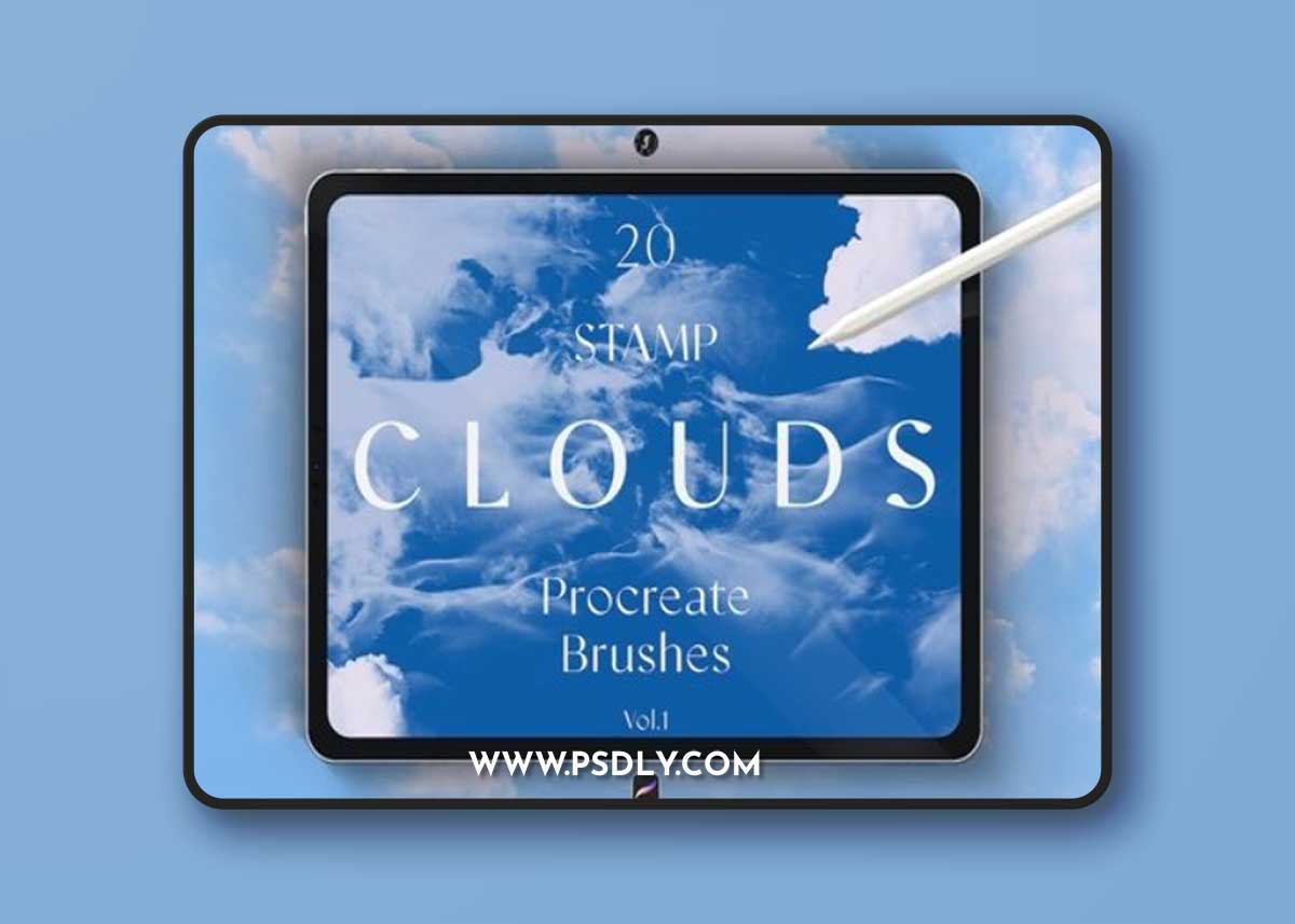 Stamp Clouds Procreate Brushes Vol.1 4Y7QD44