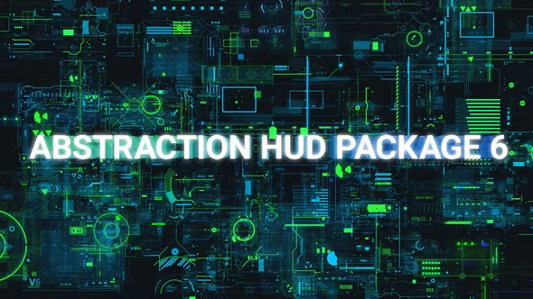 Videohive Abstraction HUD Pack 6 42353008