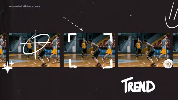 Videohive Animated Stickers Pack 42099068