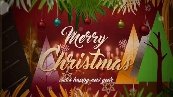 Videohive Christmas Animated Opener 42322003